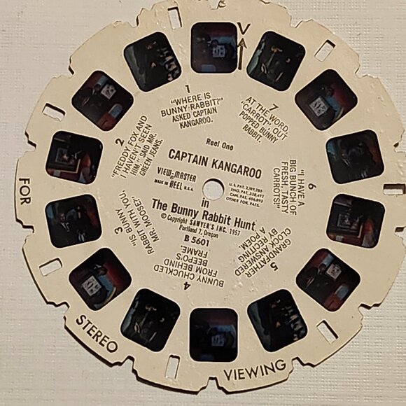 FUN VINTAGE Captain Kangaroo View Master Reels x 3 - Picture 6 of 7